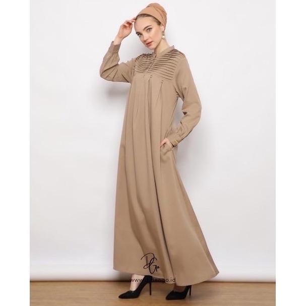 BY DIDEN.GO Gamis Muslim Kerah Cantik Anjani Dress Ruffle