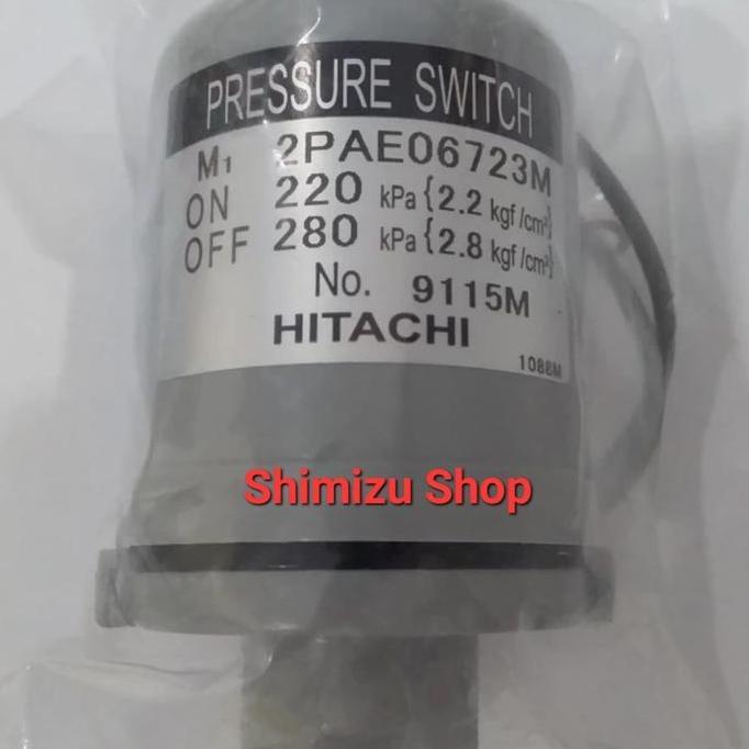 Pressure Switch Pompa Hitachi 300watt Hitachi WTP300GX Original