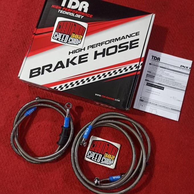 Selang Rem TDR Racing NMAX Old All New NMAX 2020 NON ABS Silver