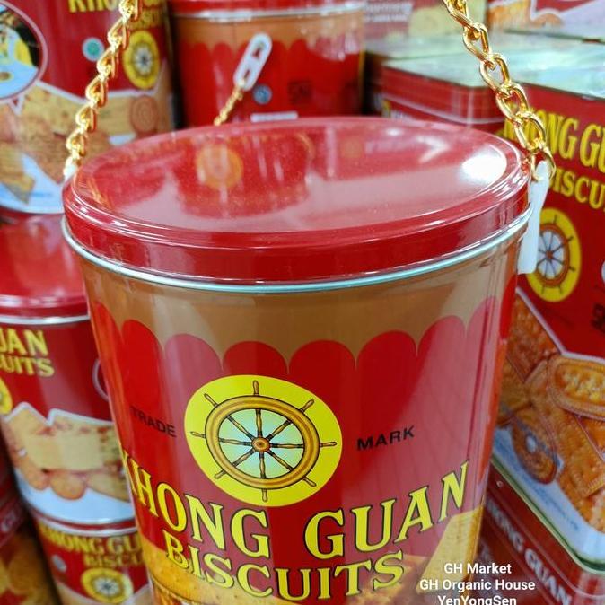 Biskuit Khong Guan Rantai 1000gr KhongGuan Kaleng Assortmen AnekaRasa