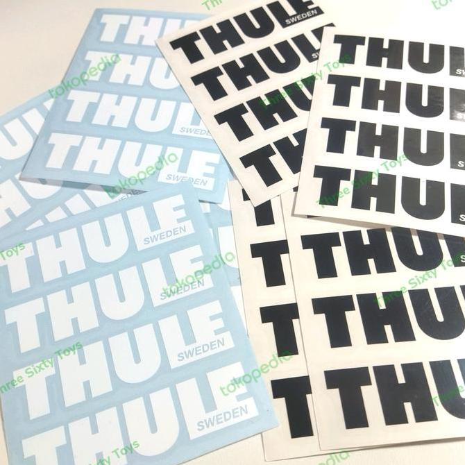 Cutting sticker stiker roof rack roof box mobil thule sweden vinyl