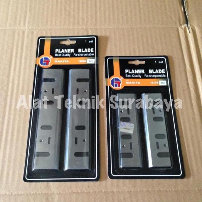 PLANER BLADE GT FOR MAKITA 1805N TCT MATA SERUT KETAM PASAH ASAH 1805 N SET RE-SHARPENABLE