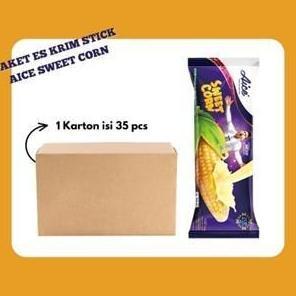 Aice Paket Es Krim Stik Sweet Corn 1 Karton Isi 35 Pcs 100% Halal Original Harga Termurah