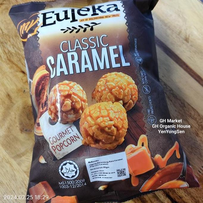 Eureka Popcorn 80gr Gourmet Snacks Import Malaysia Bestseller Jajanan