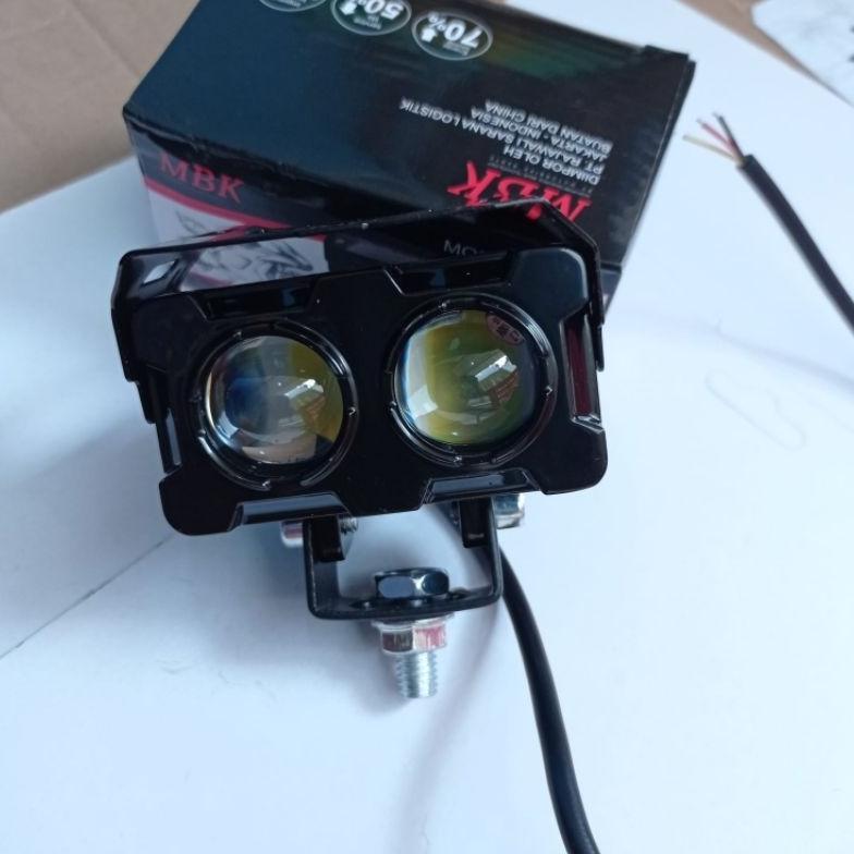 Berkualitas Lampu Tembak Sql 2 Mata Putih Kuning / Lampu Tembak Sql 2 Warna