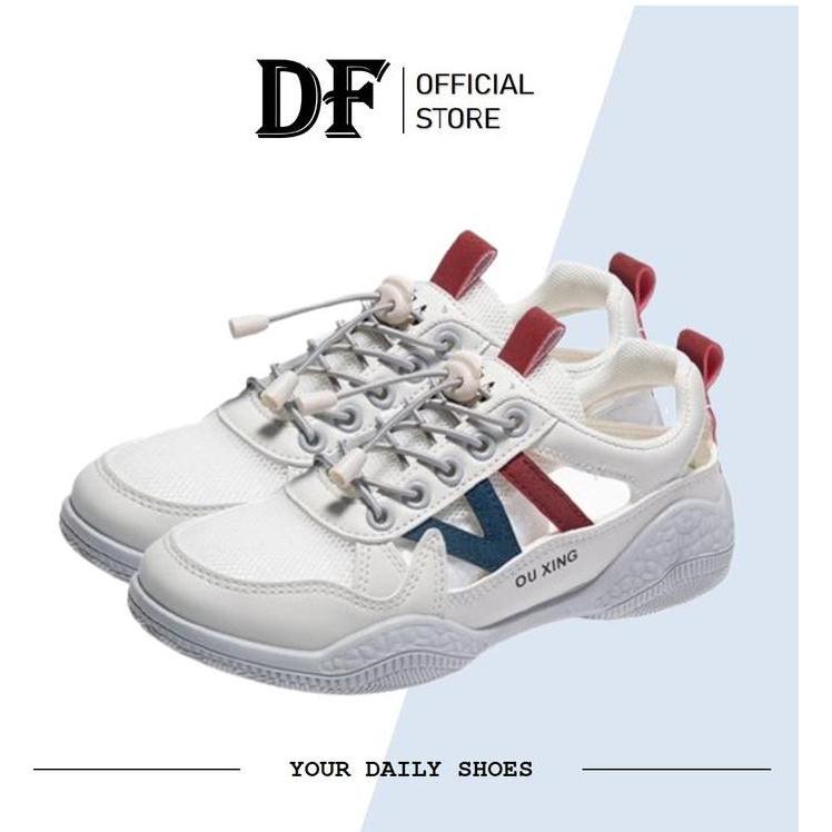 Premium Dunia Fashion - Df 694 Sepatu Wanita Sneakers Wanita Putih Premium Quality Casual Shoes