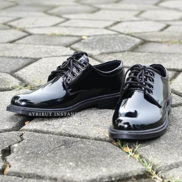 Awet Sepatu Pdh Tni Ad 01 Pendek Pantofel Pria Satpam Security Guru Pns