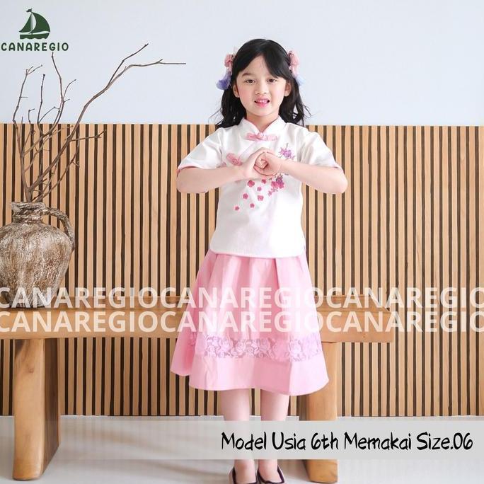 Baju Imlek Cheongsam Anak Perempuan Baju Cina Cheongsam LA