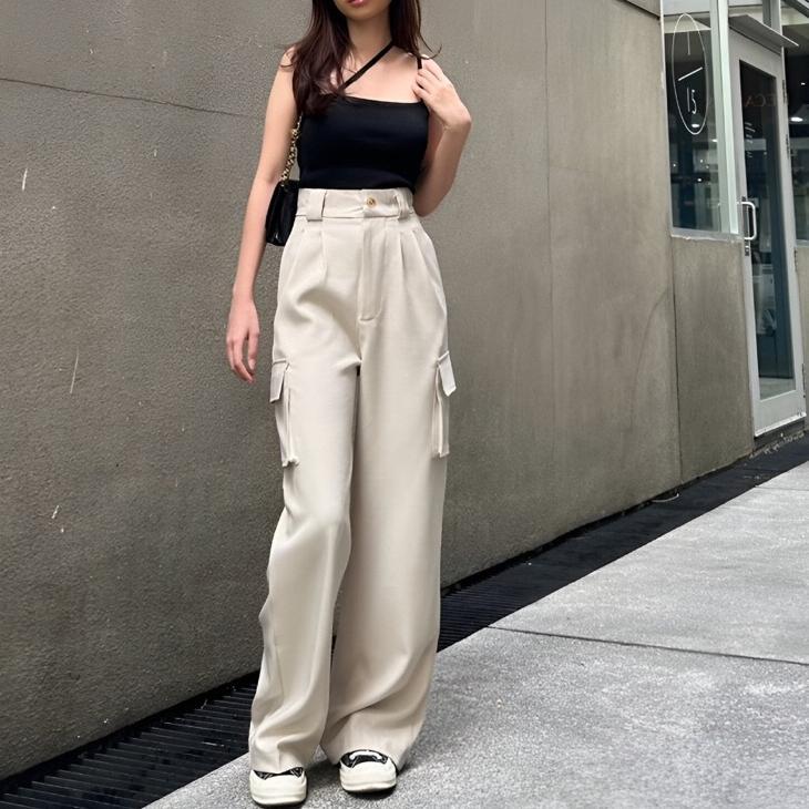 PREMIUM CELANA CARGO WANITA HIGHTWAIST PREMIUM  || CARGO PANTS WANITA || CELANA CARGO WANITA JUMBO