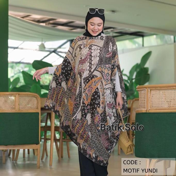 Sarimbit Kaftan YUNDI / Couple dress batik kaftan Asimetris / baju couple kondangan