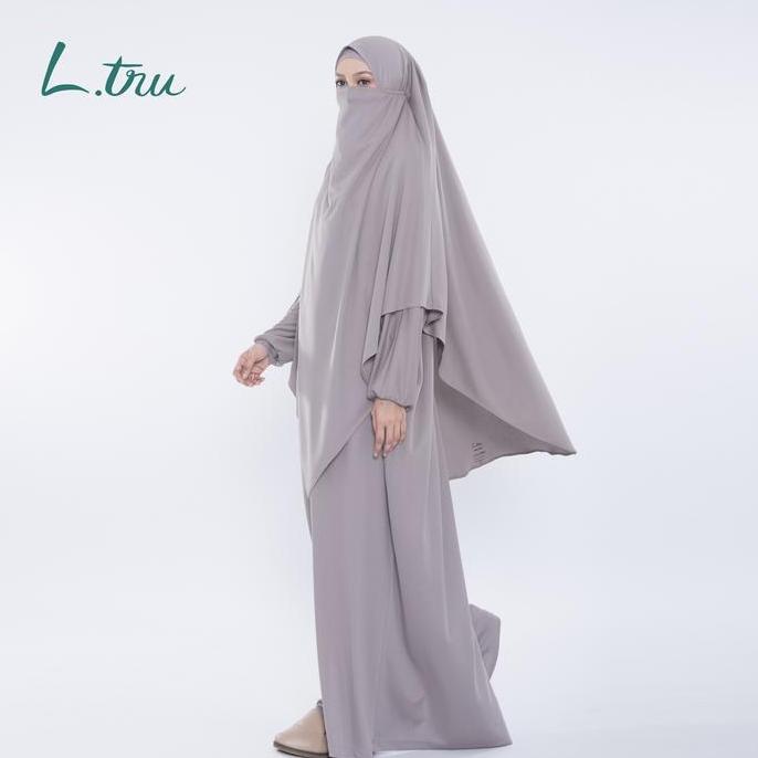 L.tru - Set Kaftan & Khimar | Kaftan Ramadhan | Set Baju Haji dan Umroh