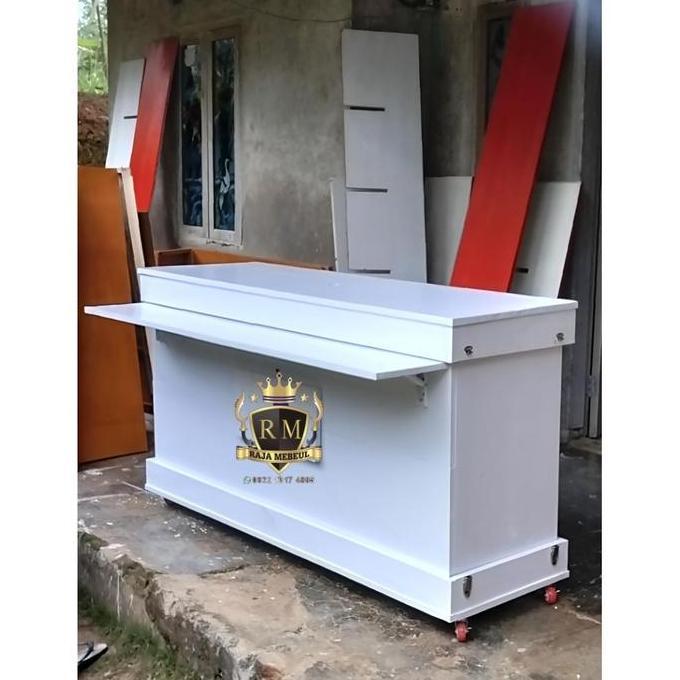 Terlaris Promo Bootj Lipat Koper Portable/ Booth Jualan / Meja Dagang / Booth Event Desk Stand