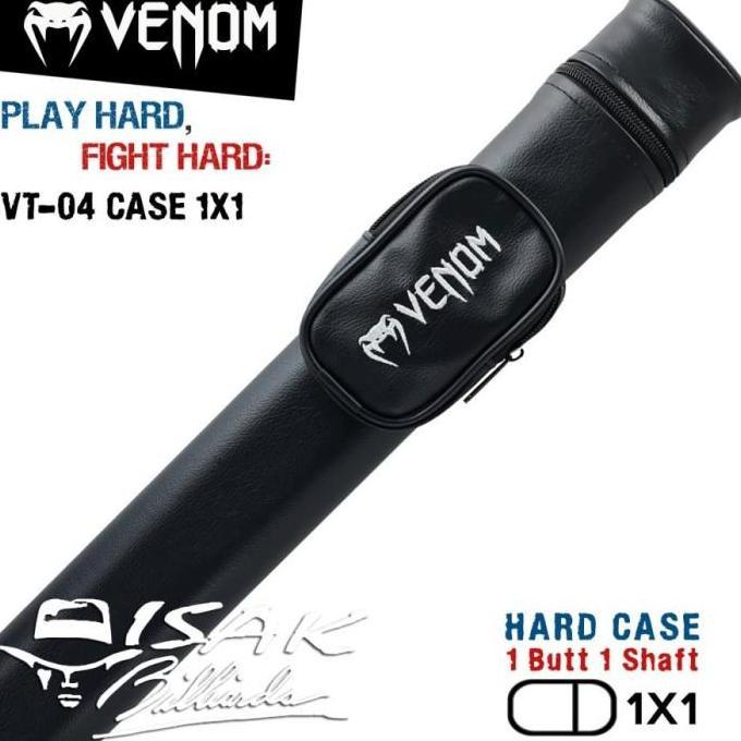 Venom 1x1 Case VT-04 - Tas Stick Hard Cue Sarung Stik Billiard