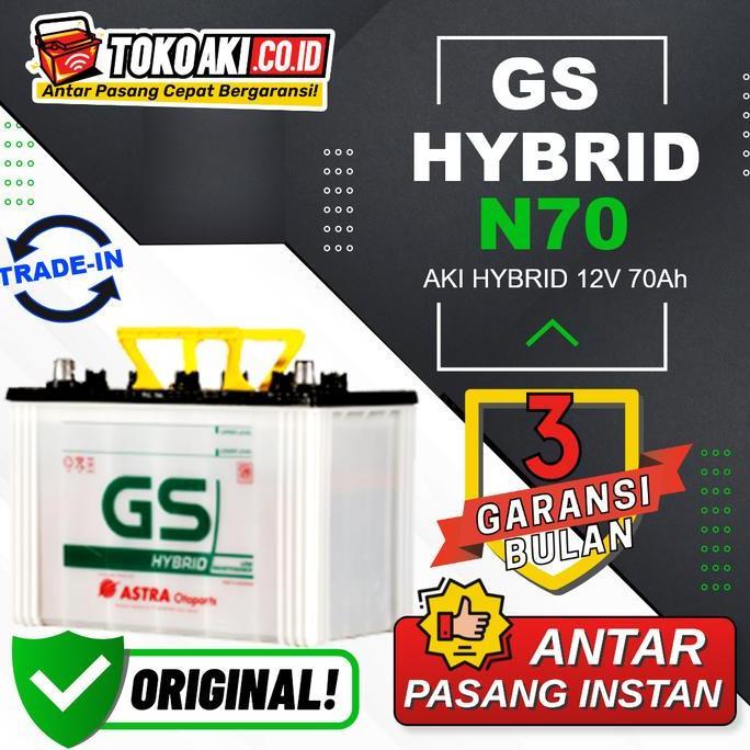 TERBARU - GS Astra Hybrid N70 - 70Ah