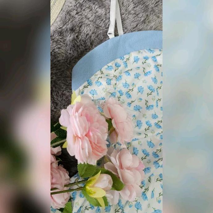 Mbgx- Missmoka Clara Set Midi Dress + Outer Gaya Musim Panas Korea Dress Pantai Floral Bunga Bunga