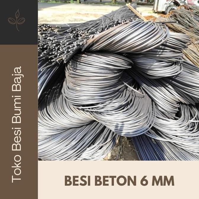 Ironbig- Besi Beton 6 Mm Polos  / Besi Behel 6 Mm Polos