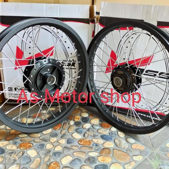 VELG SET ROSSI 185 215 BISA RING 17 RING 18 TROMOL SET ORIGINAL RXKING