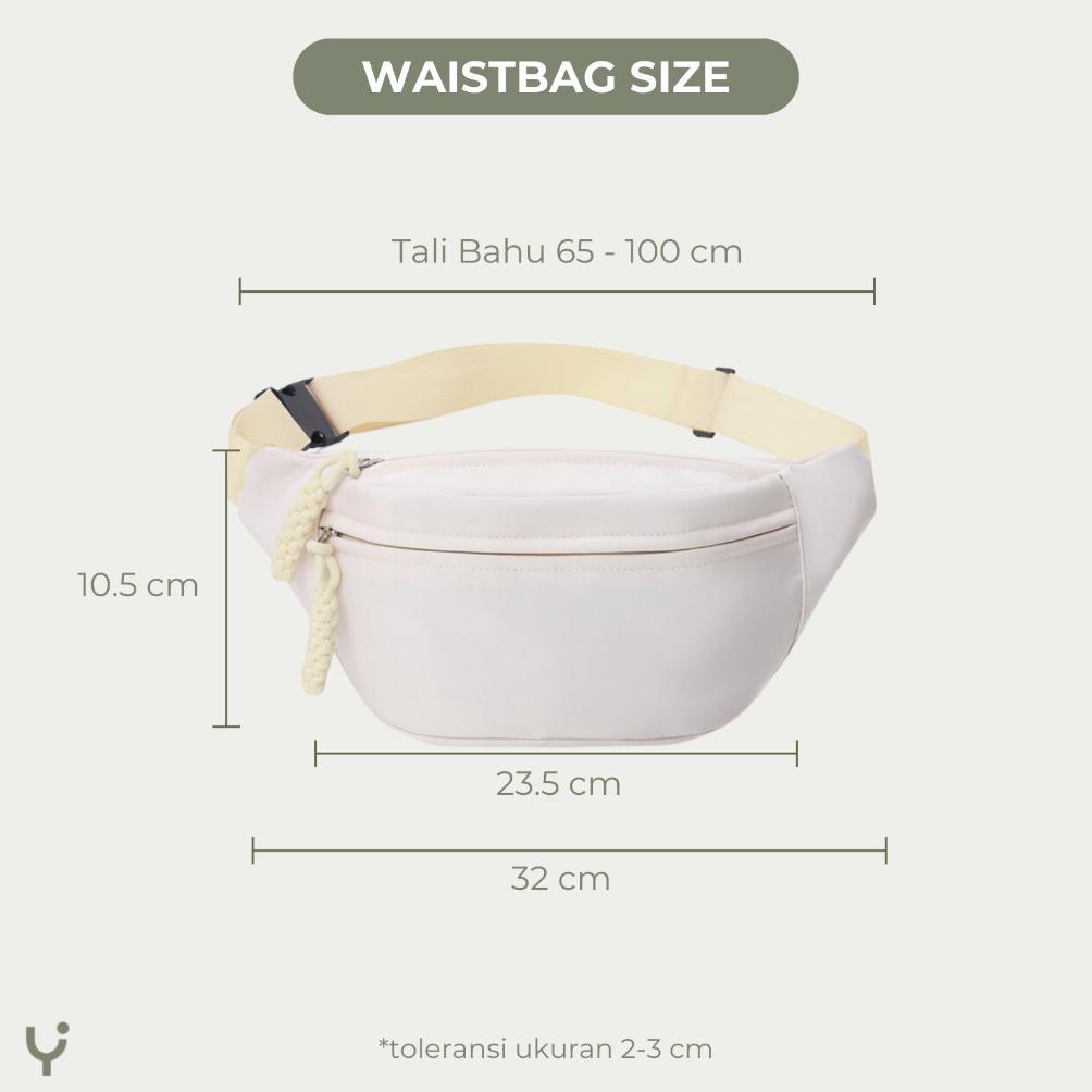 Big Sale Youra - Tas Pinggang Unisex Pria Wanita / Waist Bag Unisex / Tas Pinggang Waterproof Korea 