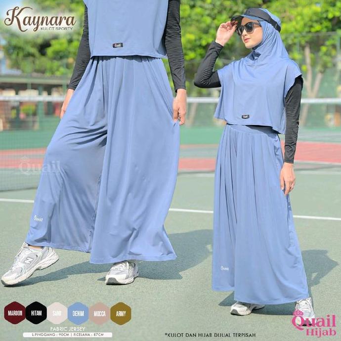 Kulot Kaynara Sporty ori Quail Hijab / Kulot olahraga / Baju olahraga muslim