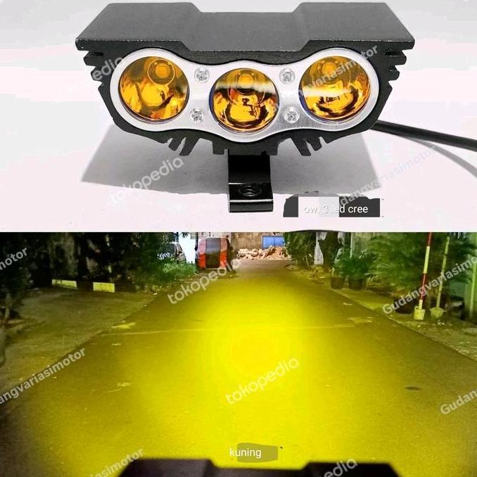 lampu tembak sorot owl cree 3 led