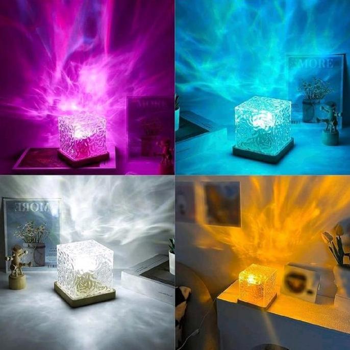 Lightbrum- Cod Lampu Proyektor Aurora  / Lampu Tidur Rgb Remot / Lampu Estetik / Lampu Aestetik. Hia