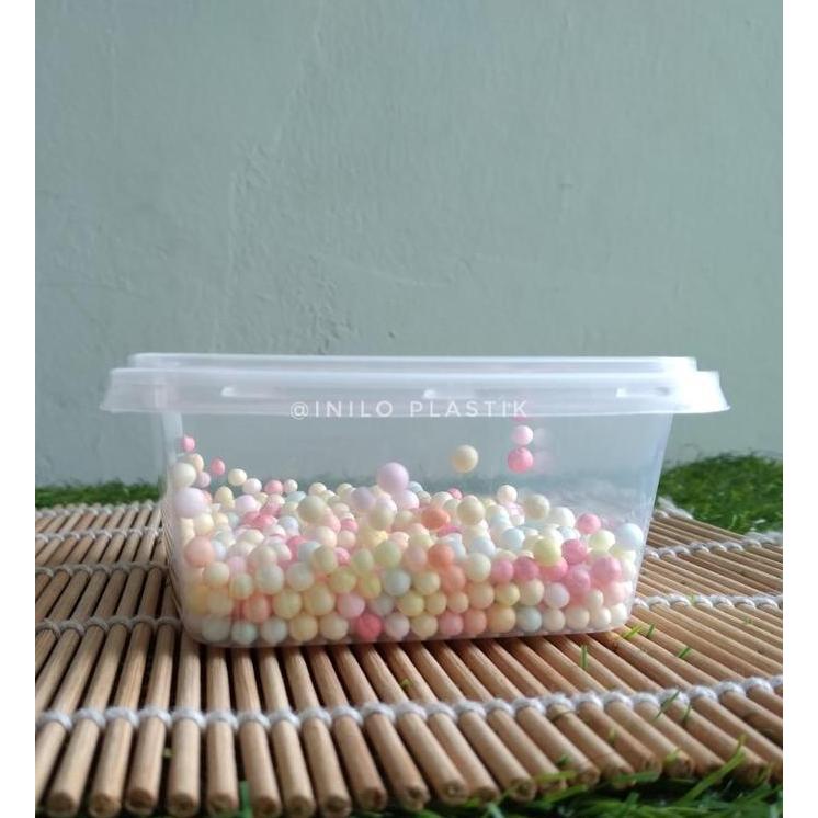 Siapkemas- 50 Pcs Thinwall Dm 250 Ml Sq / Thinwall Kotak Plastik 250 Ml