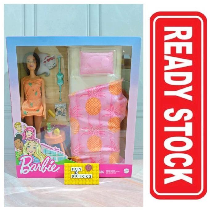 Barbie Bedroom Playset Mattel Boneka Barbie