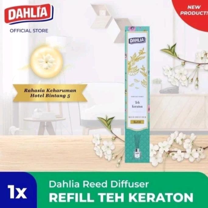 Dahlia Teh Keraton Reed Diffuser Refill