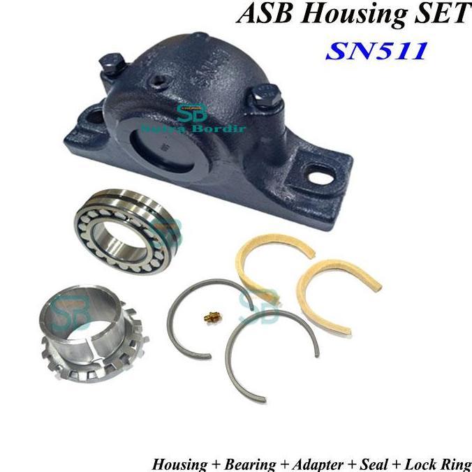 asb 511 asb sn511 complete set Housing Plummer ASB SN511 Complete Set Housing Bearing 22211CAKW33