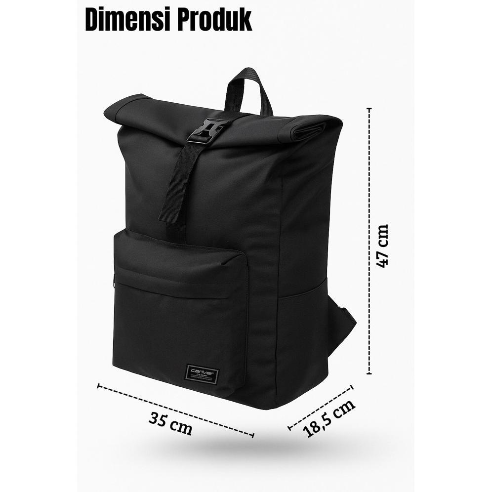 Terbaru Tas Ransel Pria / Backpack / Tas Ransel Roll-Top
