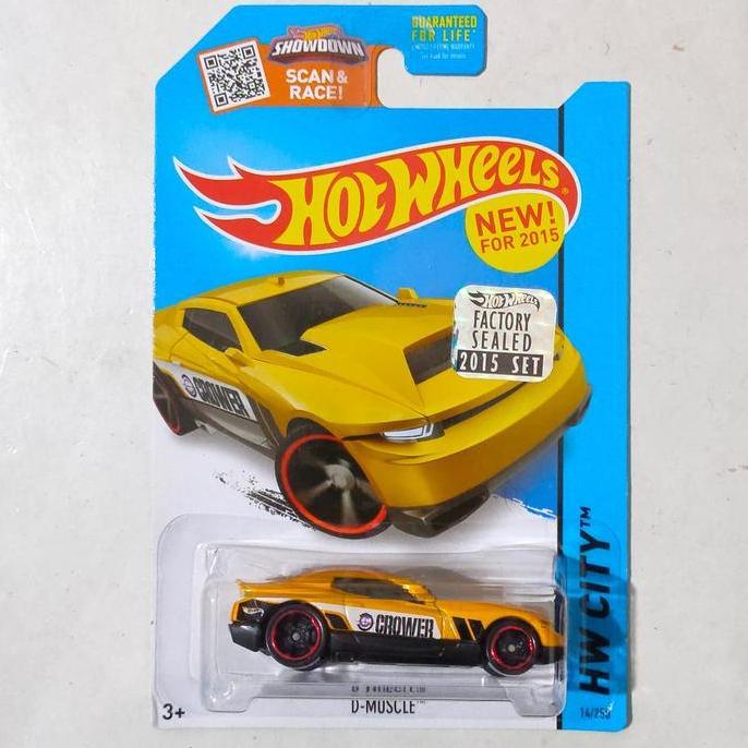 Hotwheels Hot Wheels D-Muscle D Muscle kuning Factory Sealed 2015 City