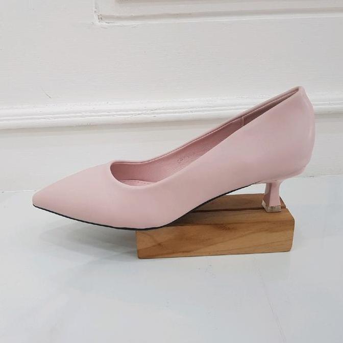 Termurah Crystal (Heels) (1) Valerie Sepatu Heels Polos 4 Cm Import Bahan Dove Size (35-41) Wanita S