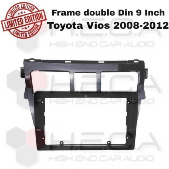 Frame Double Din 9 Inch Toyota Vios 2008-2012 Terbaik