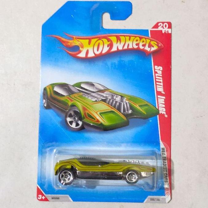 Hotwheels Hot Wheels Splittin Image Hijau Strip 2008 Web Trading Cars rare