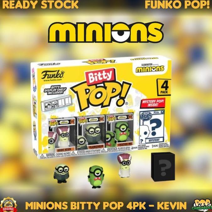 Funko Bitty POP Minions - Bride Kevin 4PK