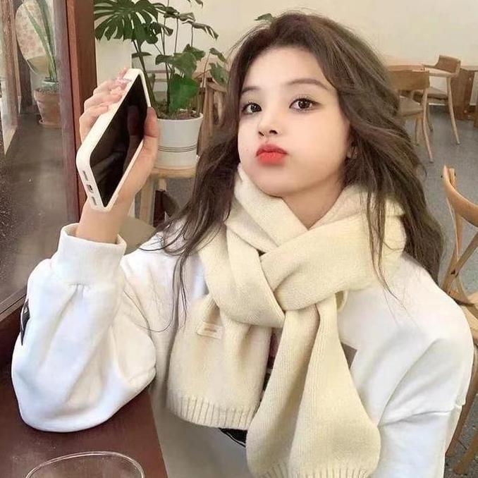 Syal rajut korea Syal winter syal musim dingin Syal leher auntum Scraft winter syal knit Termurah