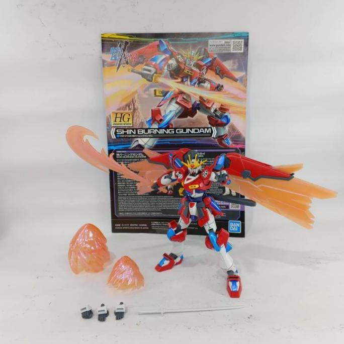 Bandai HG Shin Burning / Model Kit Gundam Build Metaverse 1/144 2nd Sudah Rakit HS068