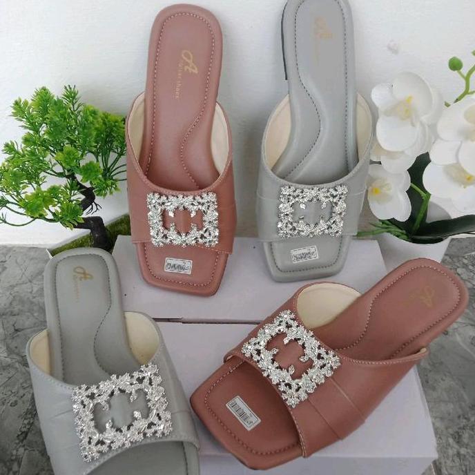 [CUCI GUDANG] / Sandal kokop ABZ mutiara alas empuk