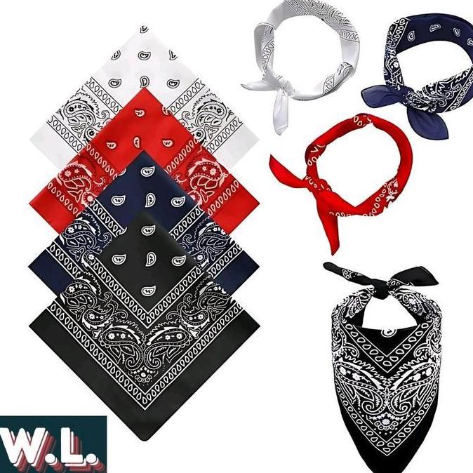WL BANDANA SLAYER SKENA MOTIF BATIK PREMIUM ORI COWOK KEREN/ SYAL / SCARF / IKAT KEPALA / MASKER PEN