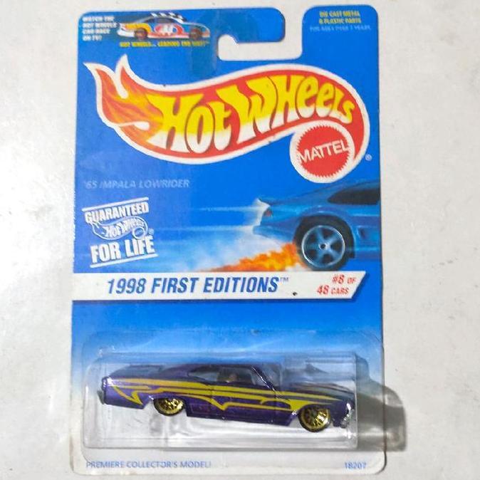 Hotwheels Hot Wheels 65 Chevy Impala Lowrider purple 1998 First Editions
