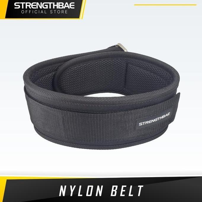 Nylon Weightlifting Belt STRENGTHBAE - Sabuk Gym Lifting Bodybuilding Weightlifting