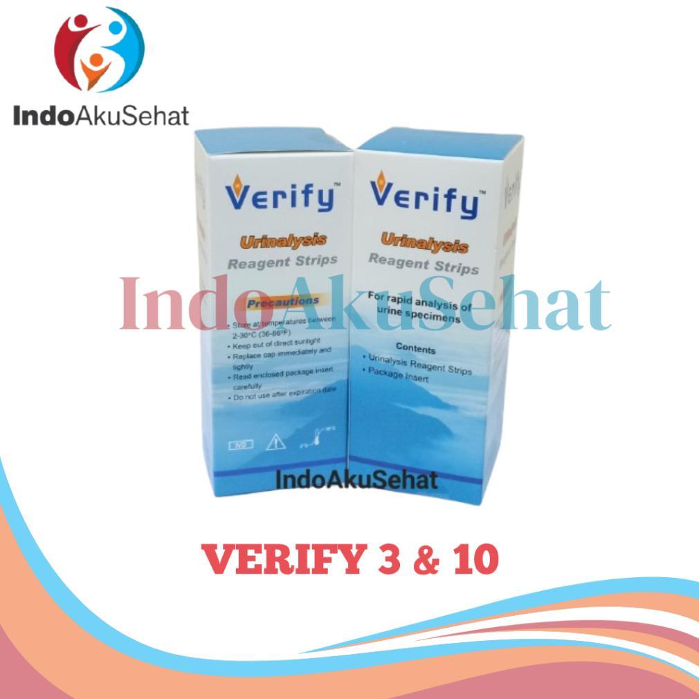 VERIFY 3 PARAMETER VERIFY 10 PARAMETER URINALYSIS REAGENT STRIP VERIFY URINE STRIP
