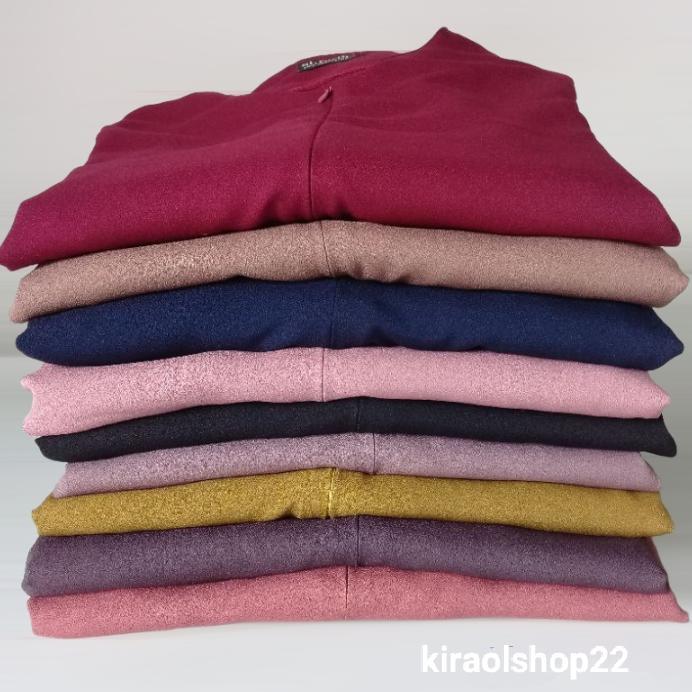 BIG PROMO ABAYA TURKEY PUTIH I  ABAYA BASIC I  ABAYA DRESS POLOS  ABAYA TURKI  ARMY UKURAN S M L XL 