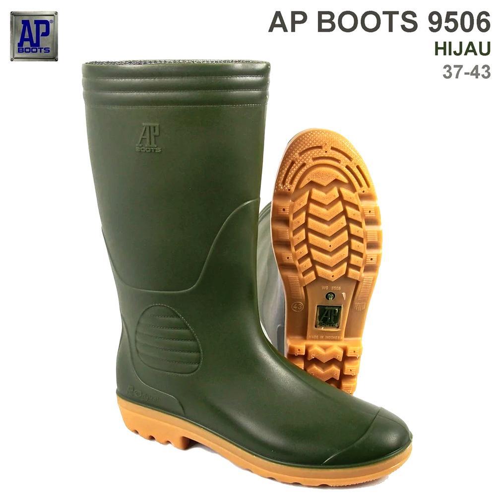 TERBARU KATZZ AP BOOTS 9506 ORIGINAL HIJAU UK 38 - 43 AP-9506 AP BOOT PERTAMA MODEL LEGENDARIS ORIGI