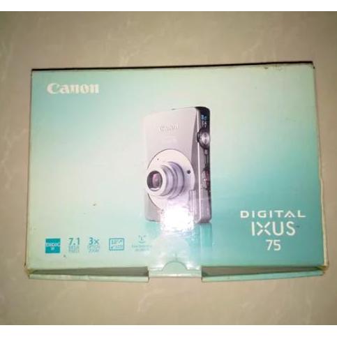 Kardus Kamera Canon Ixus 75 Second