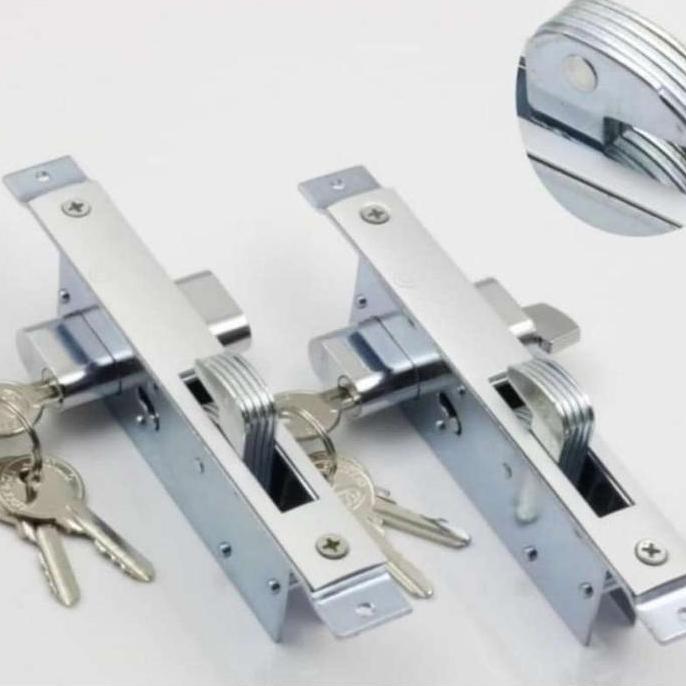 Kunci Pintu Geser Aluminium untuk Pintu Geser