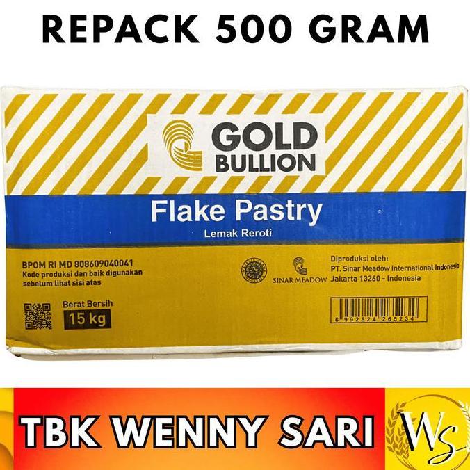 Milkwiol- Flake Pastry / Korsvet Repack 500 Gram Croissant Danish Puff Pastry