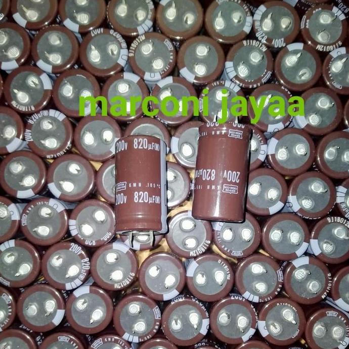 kapasitor Elco 820uf 200volt "Nippon PREMIUM