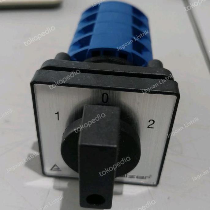 Promo Selector Switch Salzer On Off On 4P 20A Rotary Switch 1-0-2 Diskon