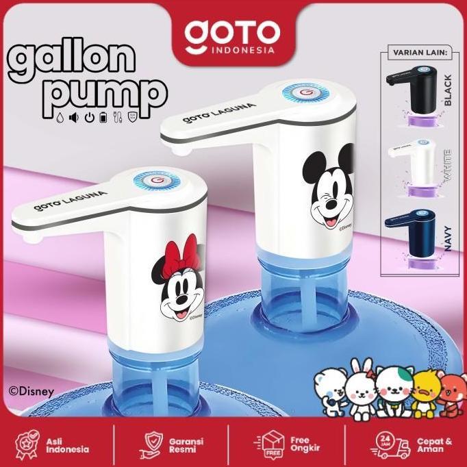 Goto Laguna Gallon Pump Dispenser Air Pompa Galon Elektrik Charge USB